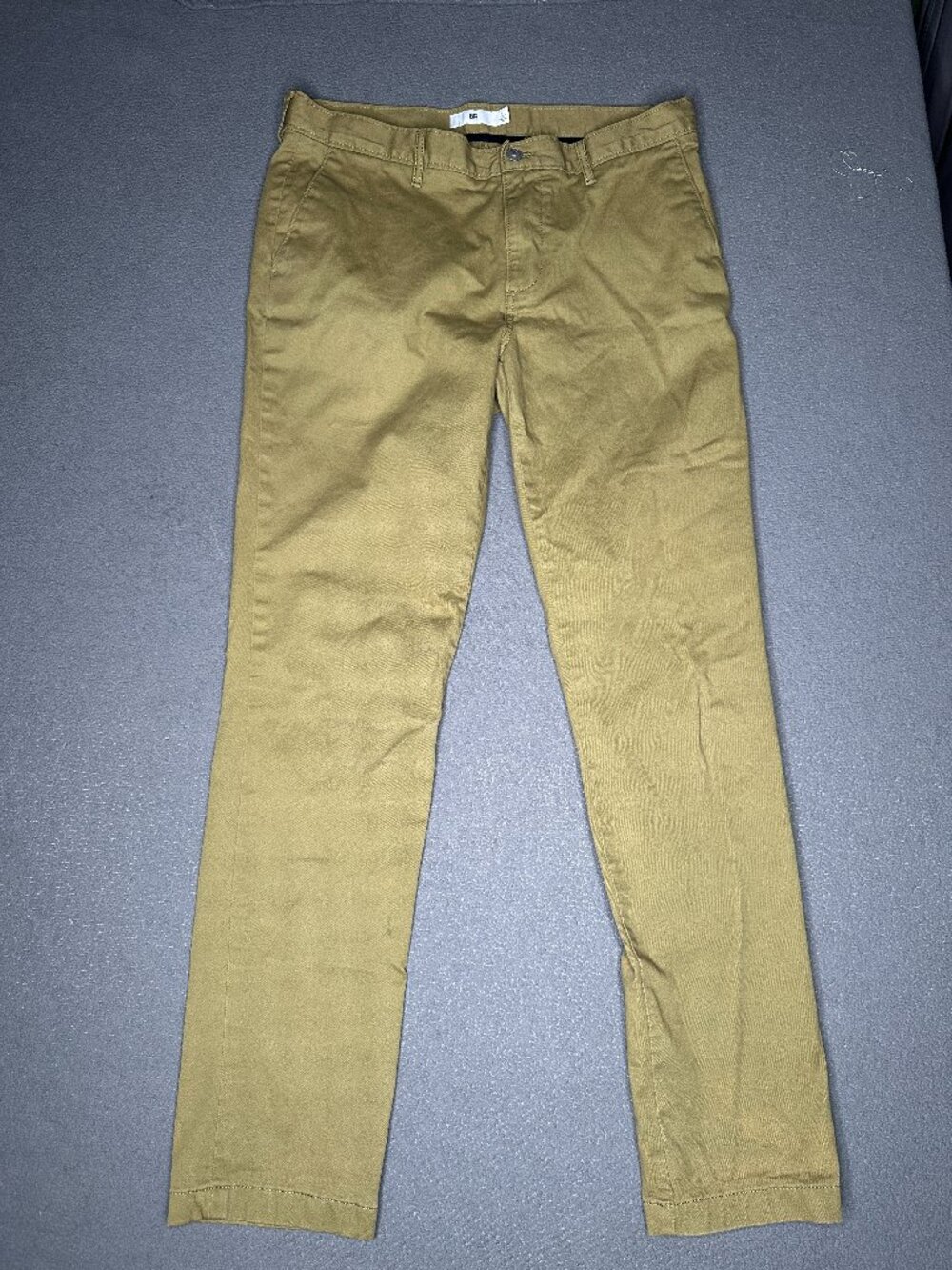 BP. Men's Olive Khaki Chino Pants Size 34 Straight Leg Cotton Casual